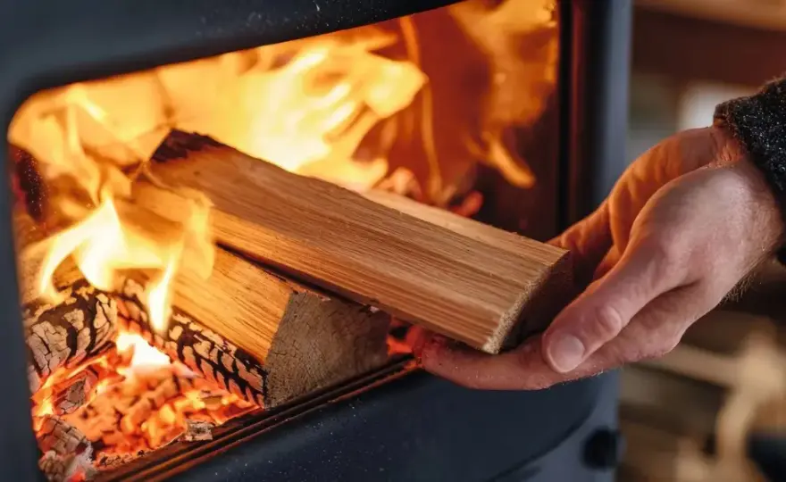 Nasses Holz im Ofen? - So heizt du richtig & sicher
