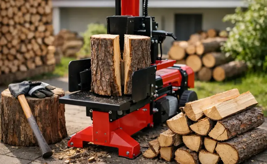 Holzspalter Spaltkraft - Wieviel Tonnen sind wirklich nötig?