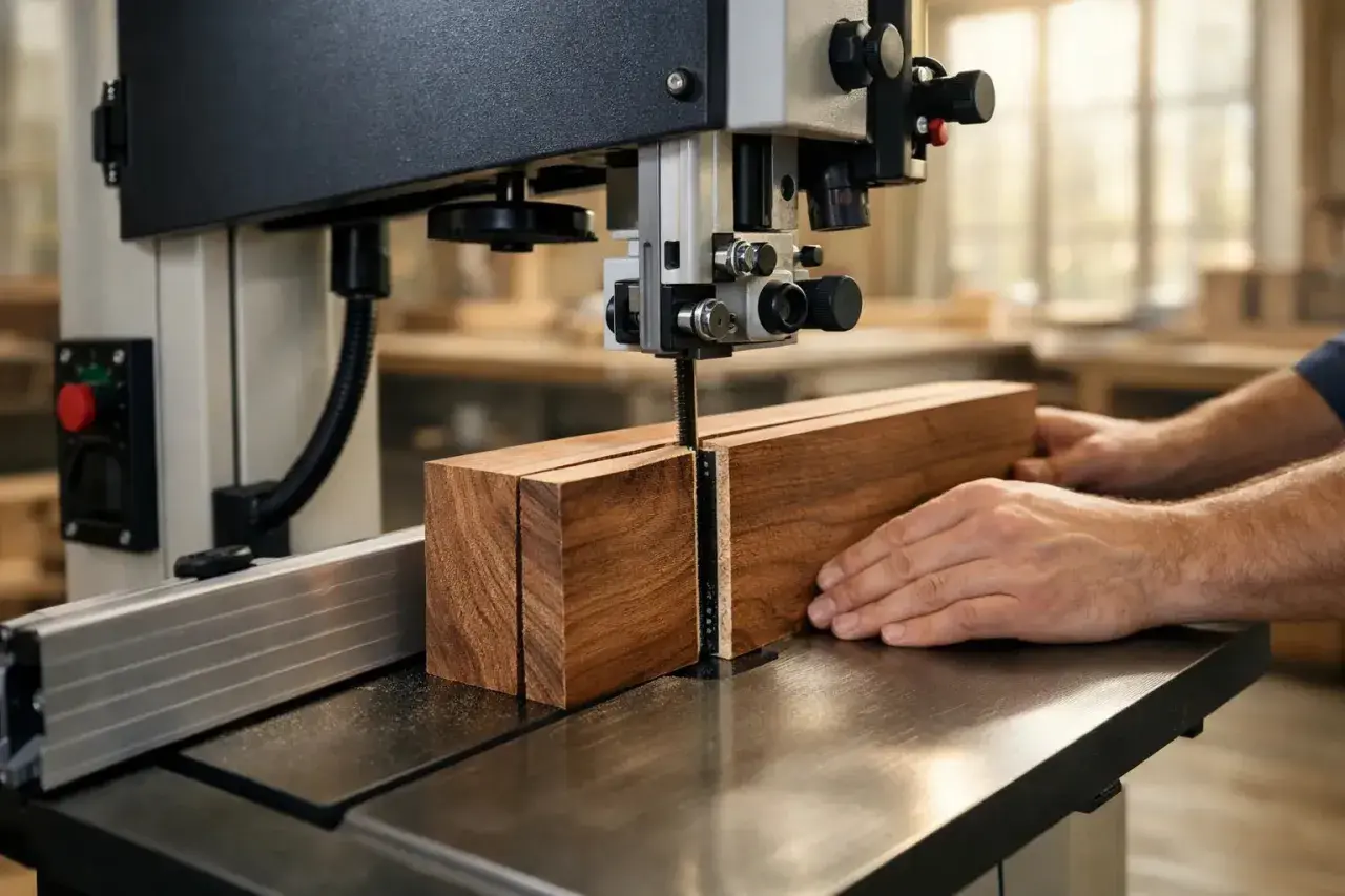 Präzise Schnitte mit einer Bandsäge: Holzbearbeitung leicht gemacht. Wer eine Bandsäge Holz kaufen möchte, findet hier das ideale Werkzeug für präzise Holzarbeiten.